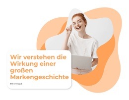Tolle Markengeschichte - Ultimative Landingpage