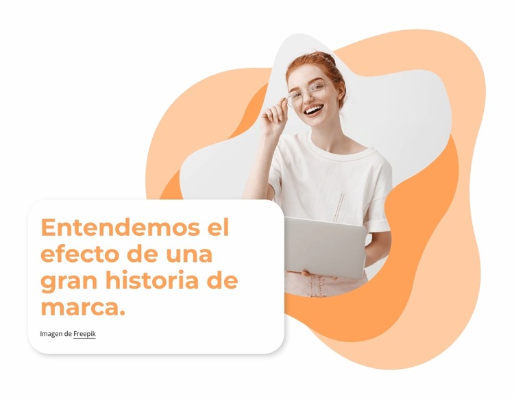 Gran historia de marca Plantilla Joomla