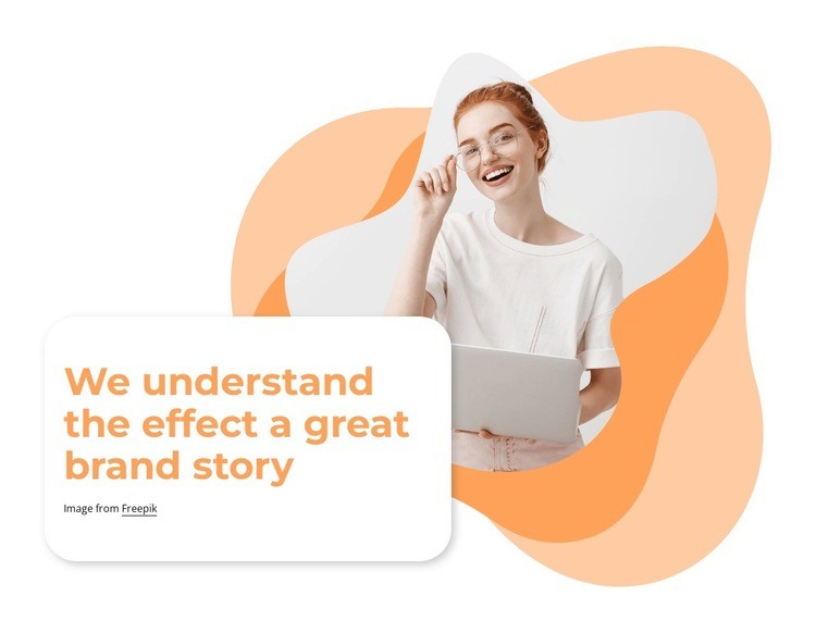 Great brand story Homepage Design
