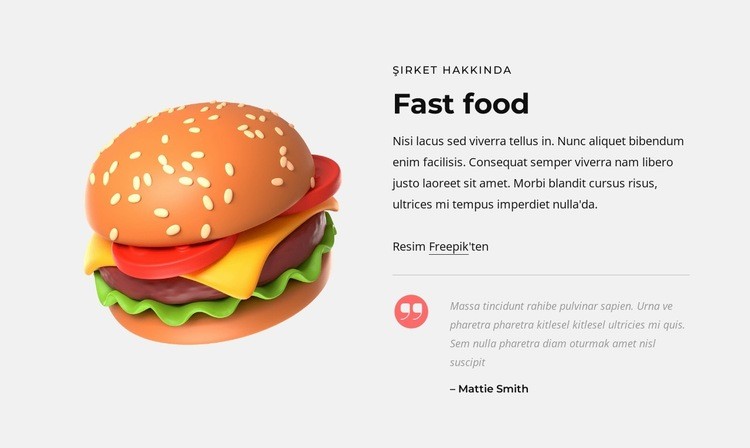 Cheeseburger Html Web Sitesi Oluşturucu