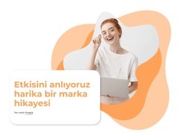 Harika Bir Marka Hikayesi - Tek Sayfalık Tema