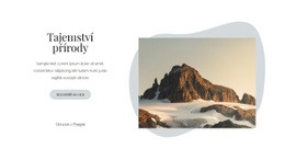 Tajemství Přírody – Šablona Moderního Webu