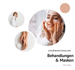 Behandlungen Und Masken - Kostenlose Vorlage