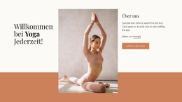 Yoga Und Meditationskurse - Kreatives, Vielseitiges Website-Modell