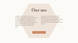 Text Mit Sechseck – Fertiges Website-Design