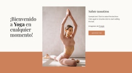 Clases De Yoga Y Meditación: Creador De Sitios Web Para Cualquier Dispositivo