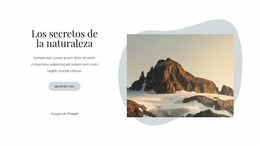 Los Secretos De La Naturaleza - Plantilla Joomla Responsiva