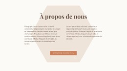 Texte Avec Hexagone – Modèles De Conception De Sites Web