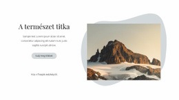 A Természet Titkai – Modern Websablon