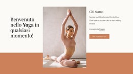 Corsi Di Yoga E Meditazione - Modello Di Sito Web Gratuito