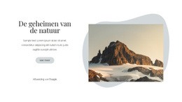 De Geheimen Van De Natuur - HTML5-Sjabloon