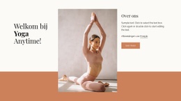 Yoga- En Meditatielessen Webdesign