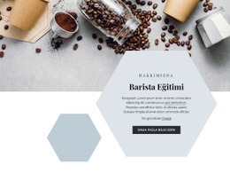 Barista Eğitimi - Web Tasarımı Modeli