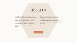 Text With Hexagon Personal Website
