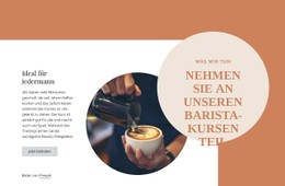 Barista Klassen Premium-Vorlage