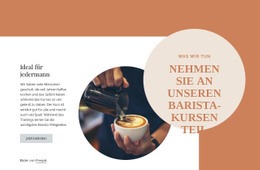 Barista Klassen - Anpassbare Vorlage