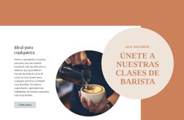 Clases De Barista - Maqueta Web