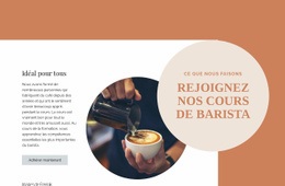 Conception De Sites Web Polyvalents Pour Cours De Barista