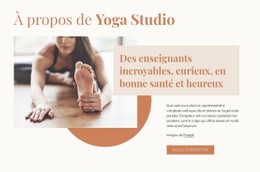 Des Professeurs De Yoga Incroyables - Créer Une Maquette De Page Web