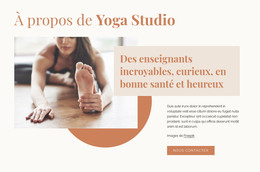 Des Professeurs De Yoga Incroyables – Modèle D'Éléments Premium