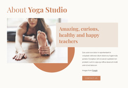 Amazing Yoga Teachers - HTML Maker