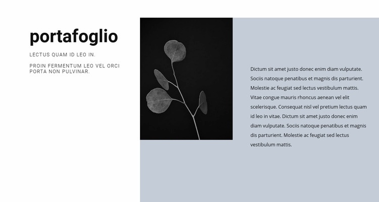 Curriculum di designer creativo Un modello di pagina