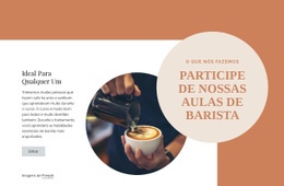 Aulas De Barista - Construtor De Sites Fácil De Usar