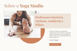 Modelo HTML5 Exclusivo Para Professores De Ioga Incríveis