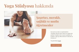 Harika Yoga Öğretmenleri Şablon HTML CSS Duyarlı