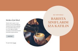 Barista Sınıfları - Başlangıç Sitesi