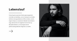 Website-Design Für Sales Manager Lebenslauf