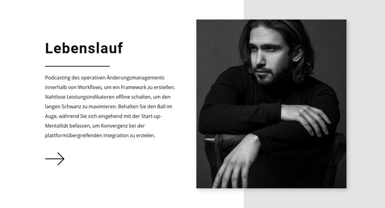 Sales Manager Lebenslauf Website design