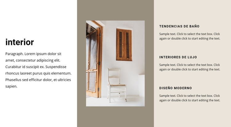 Cómo elegir un interior Diseño de páginas web