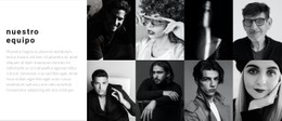 Nuestro Equipo Creativo De Artistas Plantilla De Diseño CSS