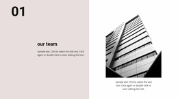 Our Team And Our Office - HTML Page Builder