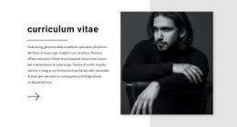 Modello HTML5 Esclusivo Per Curriculum Del Responsabile Delle Vendite