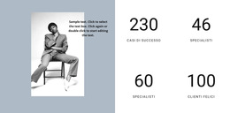 Successo Della Nostra Agenzia Di Moda - Modelli Di Siti Web