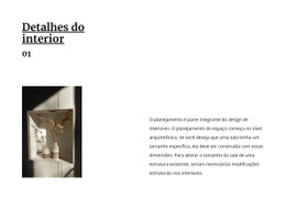 Detalhes Do Interior Perfeito - Página De Destino Moderna