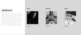 Gerçek Profesyonellerden Oluşan Bir Ekip - Güzel Şablonlar Oluşturun