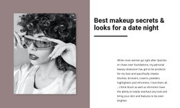 Accessories In The New Collection Web Page Design