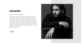 Best Homepage Design For Sales Manager Resume