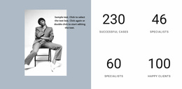 Success Of Our Fashion Agency - HTML Page Template