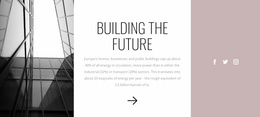 Build The Future With Us - High Converting Landing Page