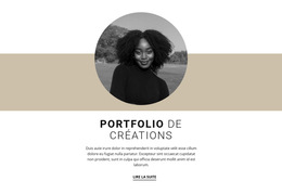 Portfolio De Designers Créatifs - Modèle De Site Web Gratuit