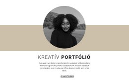Kreatív Tervezői Portfólió Shopify Téma