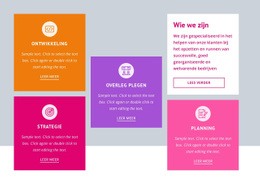 Websiteontwerp Voor Strategie En Bedrijfsplanning