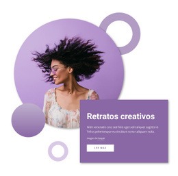 Retratos Creativos: Plantilla HTML5 Adaptable