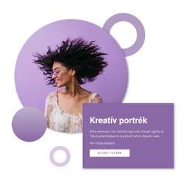 Kreatív Portrék – Prémium Sablon