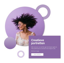 Website-Mockupgenerator Voor Creatieve Portretten