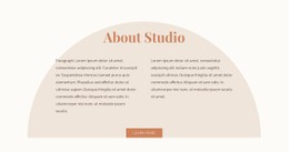 Two Columns Of Text With Shape Table CSS Template